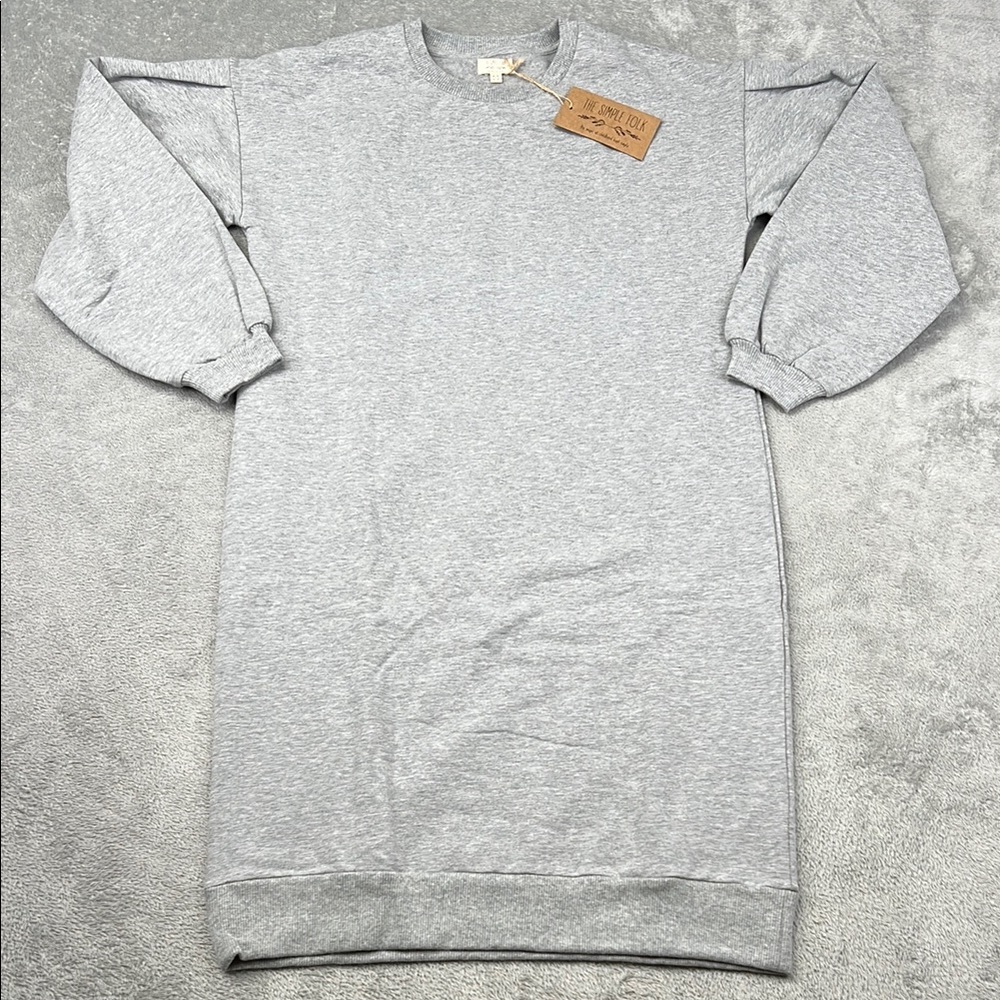 NEW The Simple 2,XS,S‎ Organic Cotton Stretch Fleece The Oversized Sweater Dress